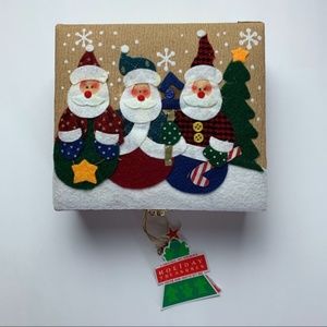 Holiday Treasures Christmas ornament gift box New!